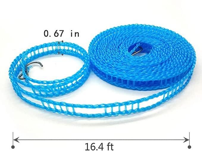 All-Purpose Portable Clothes Drying Rope – Indoor & Outdoor (Pack of 2)
