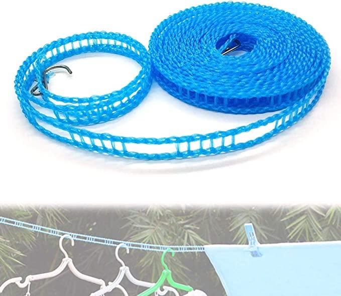 All-Purpose Portable Clothes Drying Rope – Indoor & Outdoor (Pack of 2)
