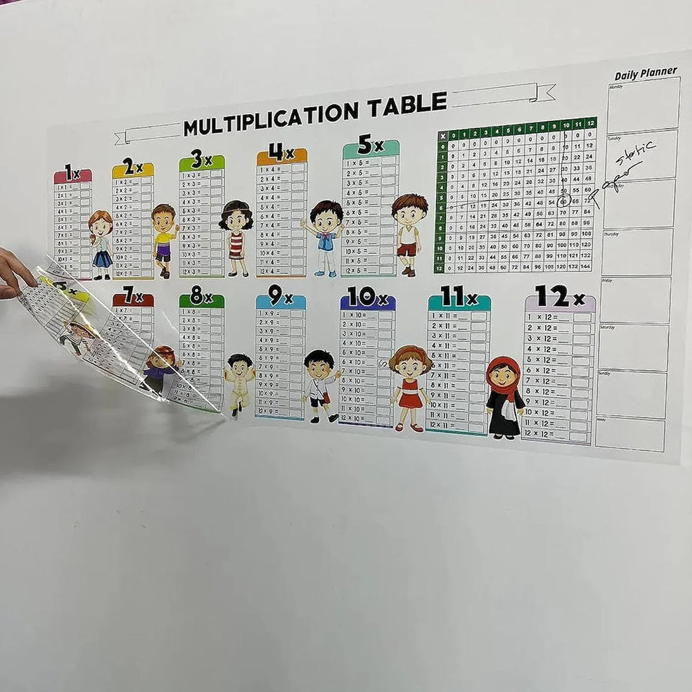 Solve & Erase Reusable Math Sheet